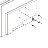 Chief Small Flat Panel Interface Buttons and Hardware for FSR and FTR