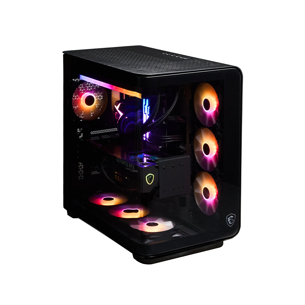 MSI Vision Elite RS AI 2NVZ9-1288US Intel Core Ultra 9 285K 64 GB DDR5-SDRAM 2 TB SSD NVIDIA GeForce RTX 5090 Windows 11 Pro Desktop PC Black