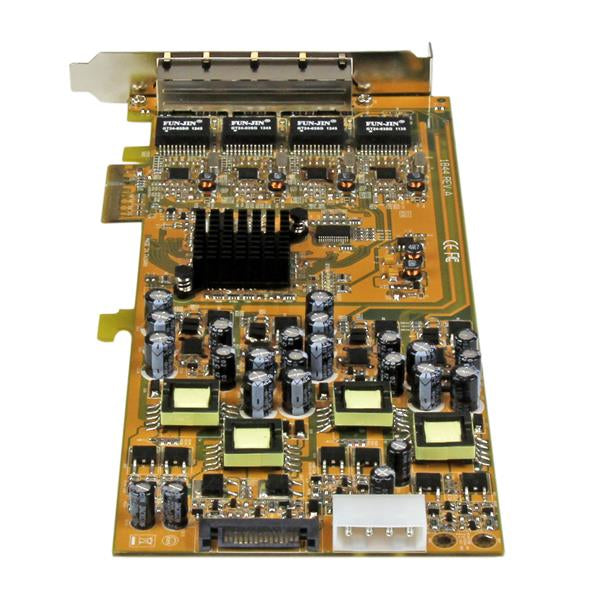 StarTech.com 4 Port Gigabit Power over Ethernet PCIe Network Card - PSE / PoE PCI Express NIC - TAA
