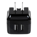 StarTech.com Dual-Port USB Wall Charger - International Travel - 17W/3.4A - Black