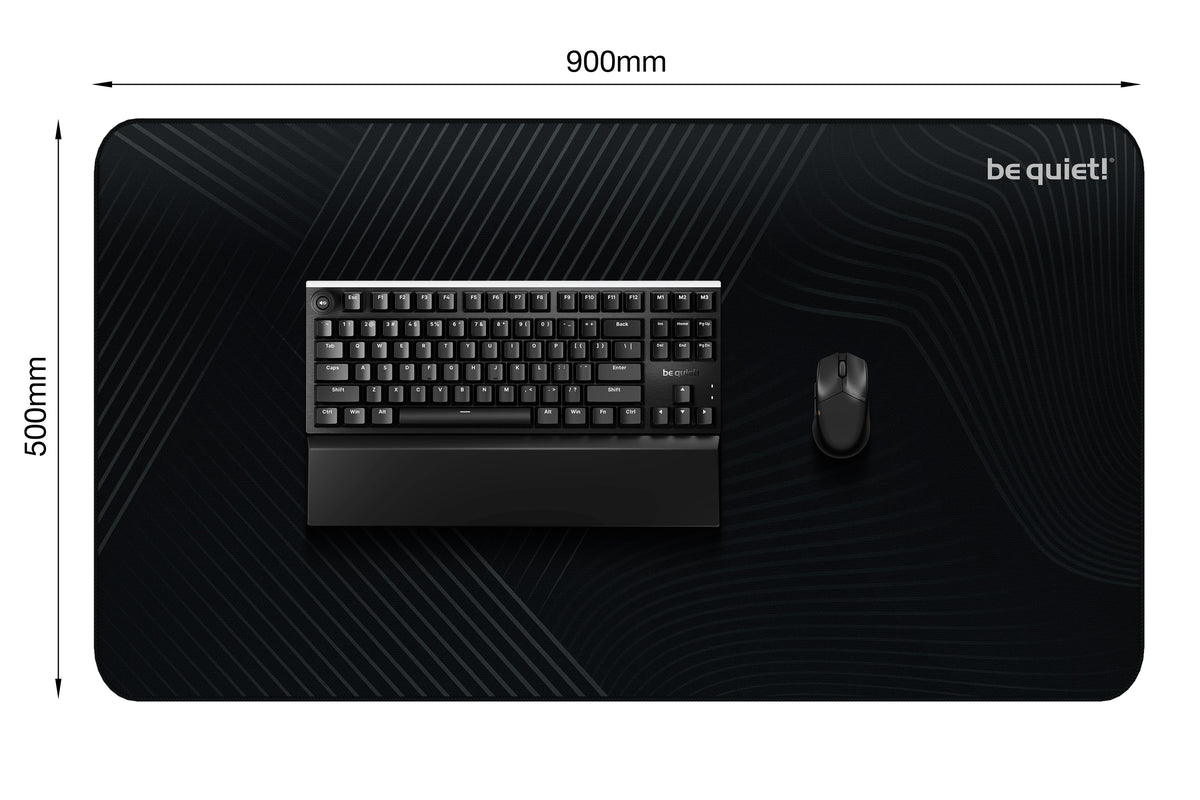 be quiet! Mousepad XL Gaming mouse pad Black
