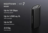 NETGEAR Nighthawk RS100 wireless router Gigabit Ethernet Dual-band (2.4 GHz / 5 GHz) Black