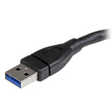 StarTech.com USB 3.0 (5Gbps) A-to-A Extension Cable - M/F - 6 in, Black