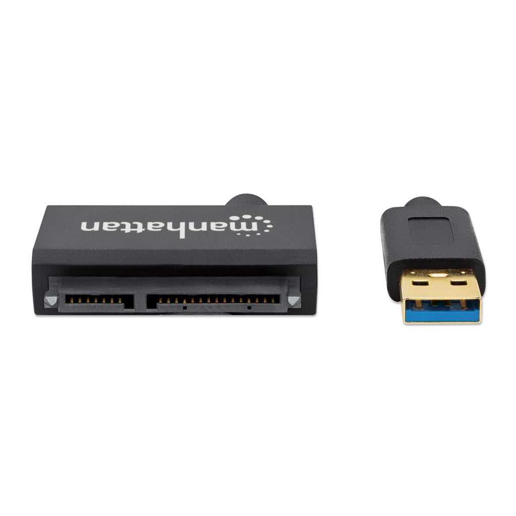 Manhattan USB-A to SATA 2.5" Adapter Cable, 42cm, Male to Male, 5 Gbps (USB 3.2 Gen1 aka USB 3.0), Supports 48-bit LBA, SuperSpeed USB, Three Year Warranty