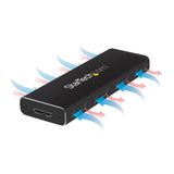 StarTech.com M.2 SSD Enclosure for M.2 SATA SSDs - USB 3.0 (5Gbps) with UASP - TAA