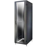 Techly I-CASE FP-4208BKX rack cabinet 42U Freestanding rack Black