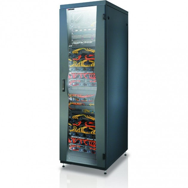 Techly I-CASE FP-4206BKX rack cabinet 42U Freestanding rack Black