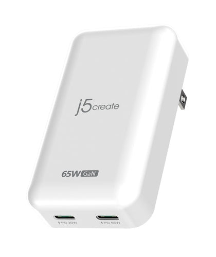 j5create JUP2465 mobile device charger Universal White AC Fast charging Indoor