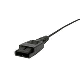 Jabra BIZ 2300 QD Duo Headset Wired Head-band Office/Call center Black