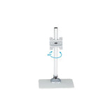 StarTech.com Single Monitor Stand - Adjustable - Steel - Silver - For up to 34" (30.9lb/14kg) Displays - TAA