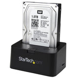 StarTech.com External Docking Station for 2.5in or 3.5in SATA III 6Gbps Hard Drives - eSATA or USB 3.0 with UASP