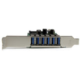 StarTech.com 7-Port PCI Express USB 3.0 Card - 5Gbps - Standard and Low-Profile Design - TAA