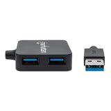 Manhattan USB-A 4-Port Hub, 4x USB-A Ports, 5 Gbps (USB 3.2 Gen1 aka USB 3.0), USB powered (no external power supply required). Fast charging: 1 port up to 0.9 A; charging on 4 ports requires external power supply (not included), Equivalent to...