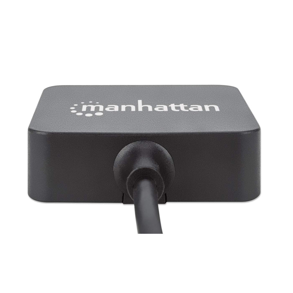 Manhattan USB-A 4-Port Hub, 4x USB-A Ports, 5 Gbps (USB 3.2 Gen1 aka USB 3.0), USB powered (no external power supply required). Fast charging: 1 port up to 0.9 A; charging on 4 ports requires external power supply (not included), Equivalent to...