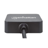 Manhattan USB-A 4-Port Hub, 4x USB-A Ports, 5 Gbps (USB 3.2 Gen1 aka USB 3.0), USB powered (no external power supply required). Fast charging: 1 port up to 0.9 A; charging on 4 ports requires external power supply (not included), Equivalent to...