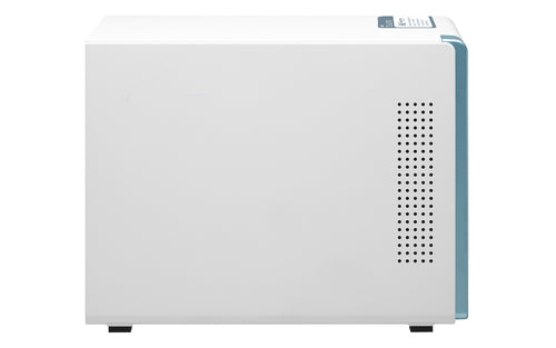 QNAP TS-431P3 NAS Tower Annapurna Labs Alpine AL-314 4 GB DDR3 0 TB QNAP Turbo System Turquoise, White