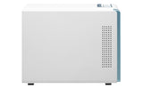 QNAP TS-431P3 NAS Tower Annapurna Labs Alpine AL-314 4 GB DDR3 0 TB QNAP Turbo System Turquoise, White