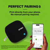 DYMO LetraTag 200B Bluetooth Label Maker Value Pack | Compact Label Printer | Connects Through Bluetooth Wireless Technology to iOS and Android | Includes 2 Assorted Label Tapes