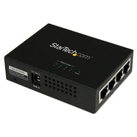 StarTech.com 4-Port Gigabit Midspan - PoE+ Injector - 802.3at/af - TAA