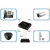 StarTech.com 4-Port Gigabit Midspan - PoE+ Injector - 802.3at/af - TAA