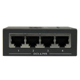 StarTech.com 4-Port Gigabit Midspan - PoE+ Injector - 802.3at/af - TAA