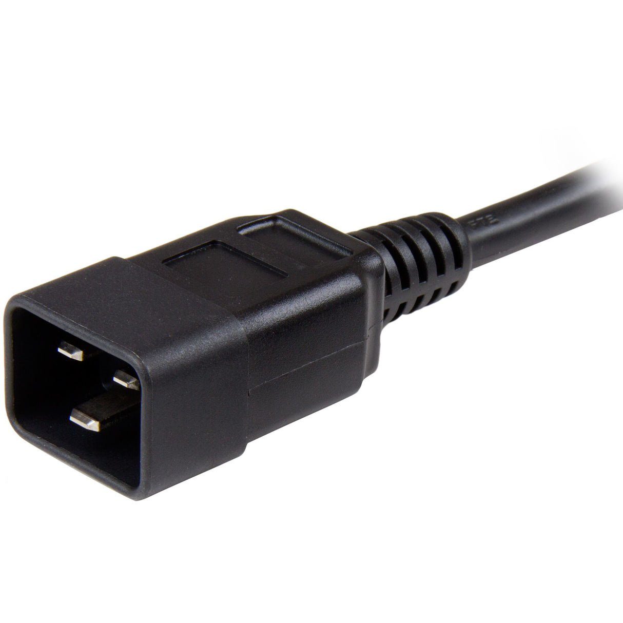 StarTech.com 6ft (1.8m) Heavy Duty Extension Cord, IEC 320 C13 to IEC 320 C20 Black Extension Cord, 15A 125V, 14AWG, Heavy Gauge Power Extension Cable, IEC 320 C13 to IEC 320 C20 AC Power Cord - UL Listed