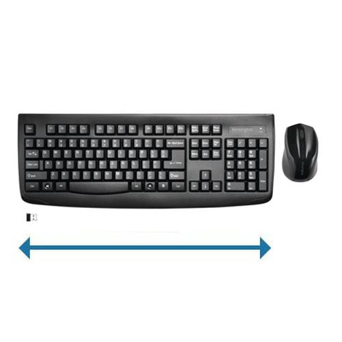 Kensington Pro Fit Wireless Desktop Set keyboard Mouse included Bluetooth QWERTY English Black