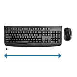 Kensington Pro Fit Wireless Desktop Set keyboard Mouse included Bluetooth QWERTY English Black