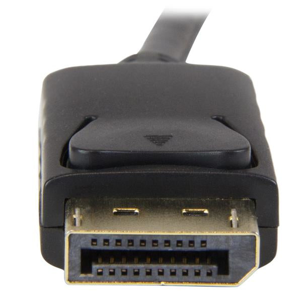 StarTech.com 3.3ft (1m) DisplayPort to HDMI Cable - 4K 30Hz - DisplayPort to HDMI Adapter Cable - DP 1.2 to HDMI Monitor Cable Converter - Latching DP Connector - Passive DP to HDMI Cord