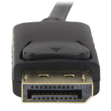 StarTech.com 6.6ft (2m) DisplayPort to HDMI Cable - 4K 30Hz - DisplayPort to HDMI Adapter Cable - DP 1.2 to HDMI Monitor Cable Converter - Latching DP Connector - Passive DP to HDMI Cord