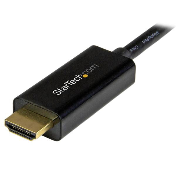 StarTech.com 3.3ft (1m) Mini DisplayPort to HDMI Cable - 4K 30Hz Video - mDP to HDMI Adapter Cable - Mini DP or Thunderbolt 1/2 Mac/PC to HDMI Monitor/Display - mDP to HDMI Converter Cord