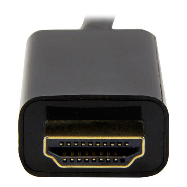 StarTech.com 3.3ft (1m) Mini DisplayPort to HDMI Cable - 4K 30Hz Video - mDP to HDMI Adapter Cable - Mini DP or Thunderbolt 1/2 Mac/PC to HDMI Monitor/Display - mDP to HDMI Converter Cord