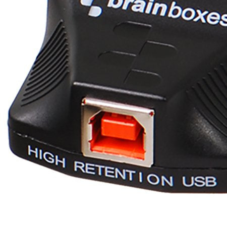 Brainboxes US-235 cable gender changer RS232 USB Black