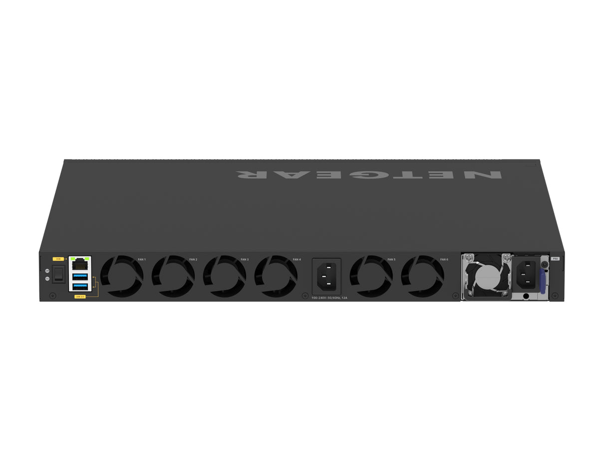 NETGEAR XSM4344C Managed L3 10G Ethernet (100/1000/10000) Power over Ethernet (PoE) 1U Black