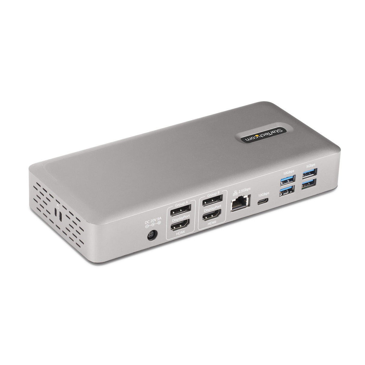 StarTech.com Thunderbolt 4 Dock - Dual 4K Macbook Pro and M4 Air, Quad Monitor 4K Windows, 16 Port 40Gbps Laptop Docking Station with 100W Charging, 2 x HDMI, 2 x DisplayPort