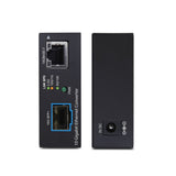 StarTech.com 10GbE Multi-Gigabit Open SFP+ Fiber Media Converter, Standalone 10 Gigabit Ethernet RJ-45 to 10GBASE-X SFP+, Single-Mode / Multi-Mode, 16K Jumbo Frames - TAA