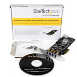StarTech.com 4-Port PCI Express USB 3.0 Card - 5Gbps
