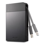 Buffalo MiniStation Extreme NFC 2 TB external hard drive USB Type-A 3.2 Gen 1 (3.1 Gen 1) Black