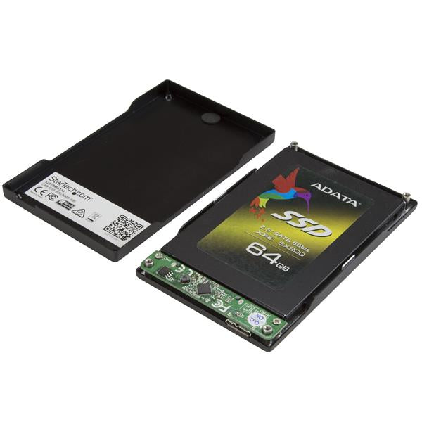 StarTech.com USB 3.1 (10 Gbps) Enclosure for 2.5” SATA Drives - TAA