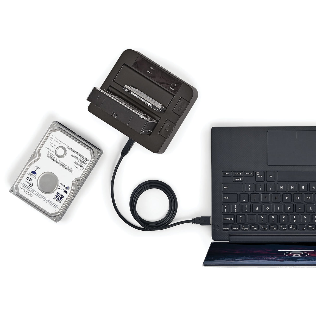 StarTech.com Dual-Bay USB 3.2 Gen 2 to SATA Hard Drive Docking Station, USB 10Gbps Hard Drive Dock, External 2.5/3.5" SATA I/II/III SSD/HDD Docking Station, Hot-Swap Hard Drive Bay, Top-Loading