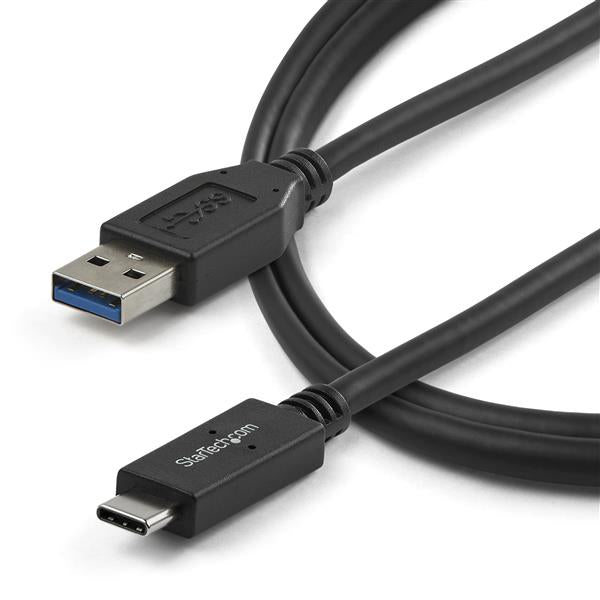 StarTech.com 3ft (1m) USB-A to USB-C Charging Cable, USB 10Gbps, Charge & Sync, 3A, USB-IF Certified - USB Charging Cord