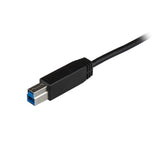 StarTech.com 3ft (1m) USB-B to USB-C Cable, USB 10Gbps, Data Cord, USB 3.2 Gen 2, USB-C Data Transfer Cable