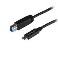 StarTech.com 3ft (1m) USB-B to USB-C Cable, USB 10Gbps, Data Cord, USB 3.2 Gen 2, USB-C Data Transfer Cable