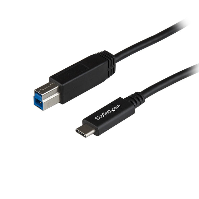 StarTech.com 3ft (1m) USB-B to USB-C Cable, USB 10Gbps, Data Cord, USB 3.2 Gen 2, USB-C Data Transfer Cable