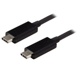 StarTech.com 3ft (1m) USB-C Cable, USB 10Gbps, 60W (3A) Power Delivery, 8K 60Hz / 4K 144Hz DP Alt Mode, USB-IF Certified - Thunderbolt Compatible