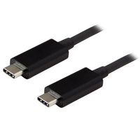 StarTech.com 3ft (1m) USB-C Cable, USB 10Gbps, 60W (3A) Power Delivery, 8K 60Hz / 4K 144Hz DP Alt Mode, USB-IF Certified - Thunderbolt Compatible