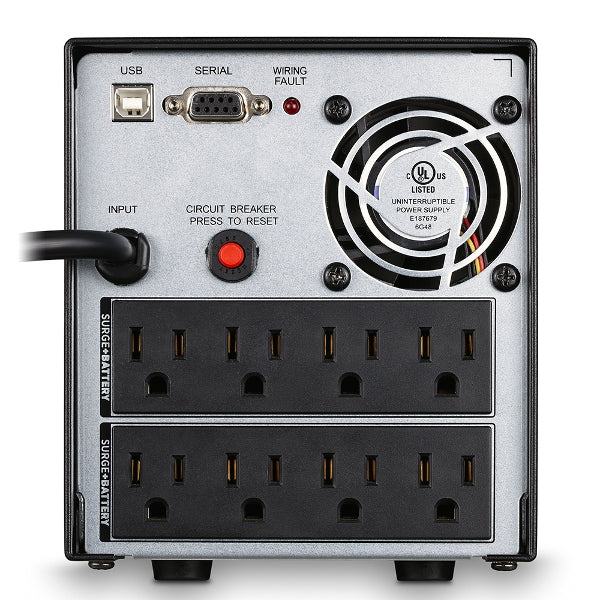 CyberPower OR1500PFCLCD uninterruptible power supply (UPS) Line-Interactive 1.5 kVA 1050 W 8 AC outlet(s)