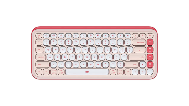 Logitech 920-013049 keyboard Universal Bluetooth QWERTY English Rose