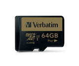 Verbatim Pro+ 64 GB MicroSDHC MLC Class 10