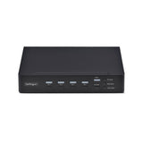 StarTech.com 4-Port DisplayPort KVM Switch with Mouse Roaming and Multi-View / Picture-in-Picture, 4K 60Hz, USB 3.0 (5Gbps) Hub, Hotkey Control, TAA Compliant